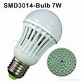 9W E27 SMD3014 led bulb light  2