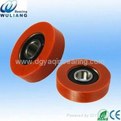 Pulley  wheel roller for screen window and doors