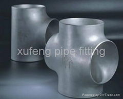 stainless steel pipe fitting equal cross