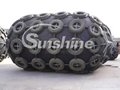 Foam Filled Fenders With Chain and Tyre Net 2
