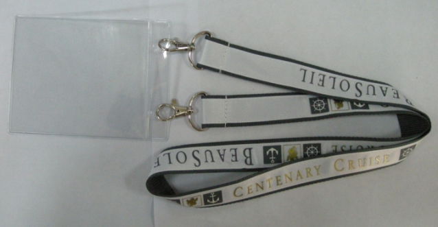 Name badges holder lanyard 