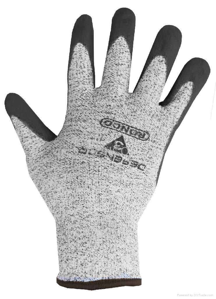 DEFENSOR™ 3 | PU Palm Coated HPPE Glove Cut Level 3