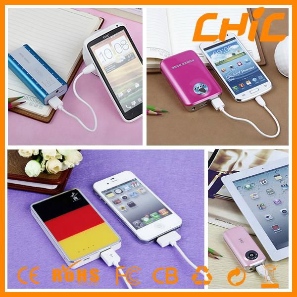 4400mAh fashion design mobile power bank 5