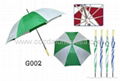 30inch double ribs golf umbrella with wooden handle 1