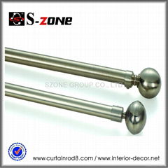 2013 hot sell iron curtain rod curtain pole brass rod