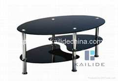 Color glass Coffee Table,Glass furniture selling supplier