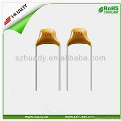 High Quality Multilayer Ceramic Monolithic Capacitor 104 100V  