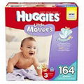 Hug-gies Little Mo-vers Diapers Size 3 -