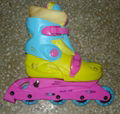 four wheels in line skates 1