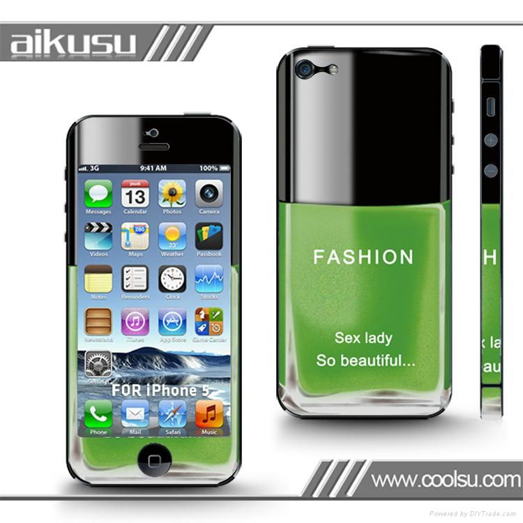 Mobile phone skin for iphone 5 skin stickers wholesale