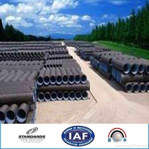 ISO standard hdpe double wall corrugated pipe 3
