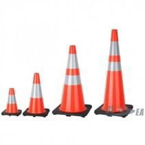 Black Base PVC Traffic Cone