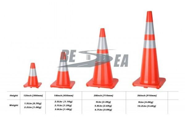 28inch Traffic Safety Cone Dh Tc 70r Eastsea Rubber China