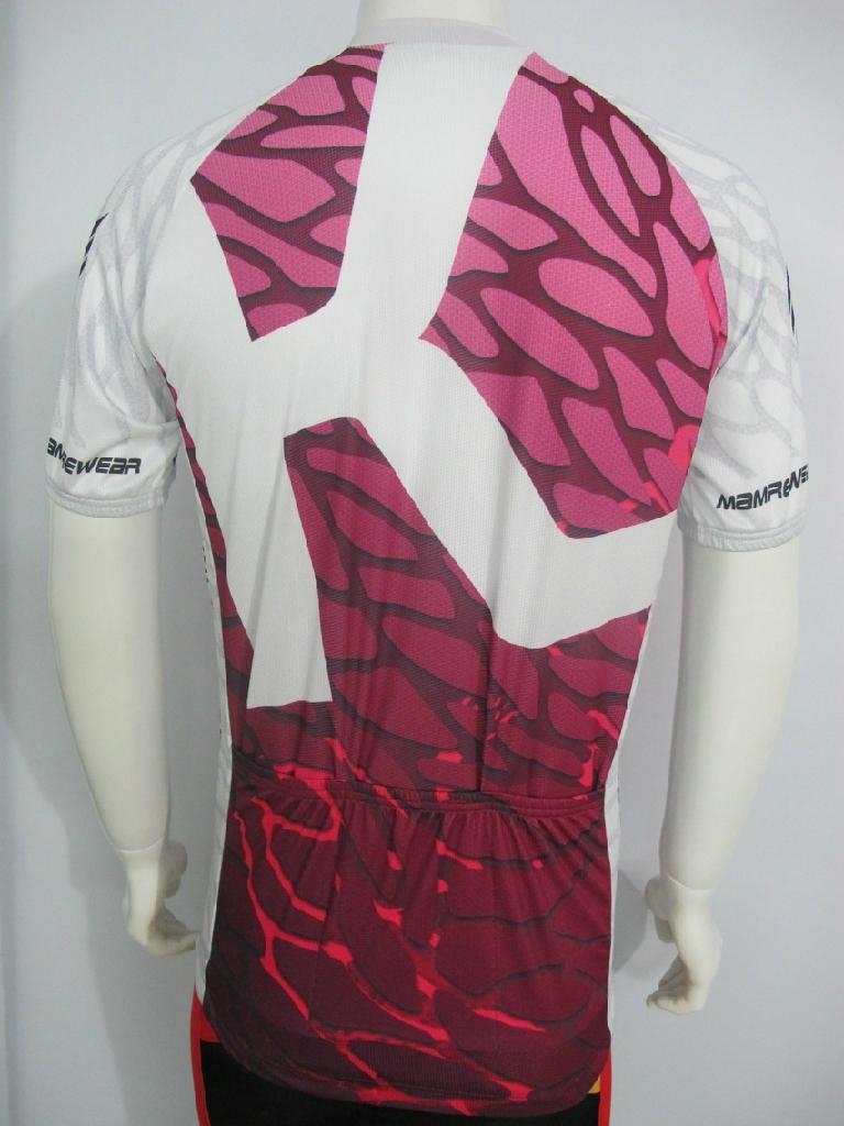 cycling  jersey with sublimation printing 3