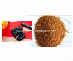 Animal hide gelatin bone glue used in ink