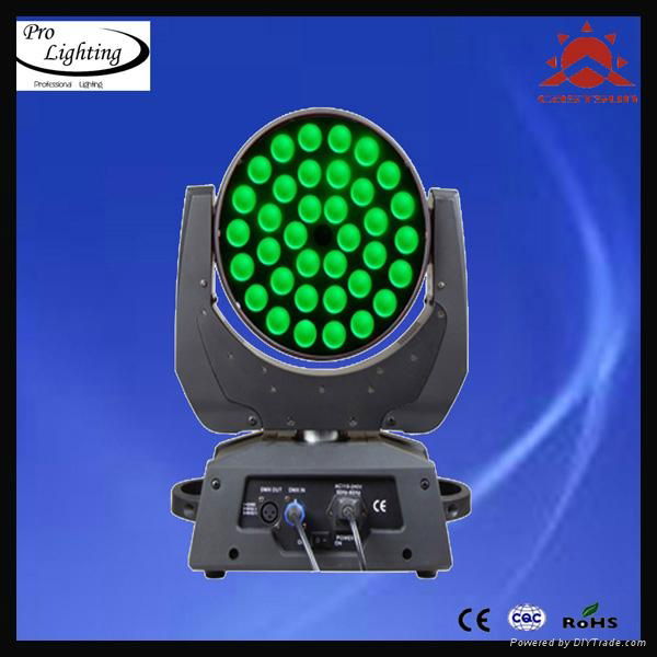  LED Moving head with zoom 36pcs 10W 4in1 Chinese TianXin RGBW LED