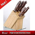 SS420 blade full tang cutting cutlery knife sets 1