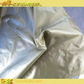 Nylon glint fabric PU milky coating for down jacket 1