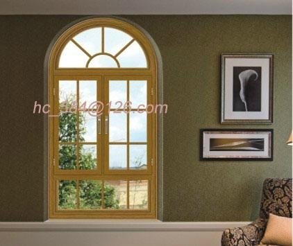 Aluminum Wood Indoor Casement Window(AK658 )