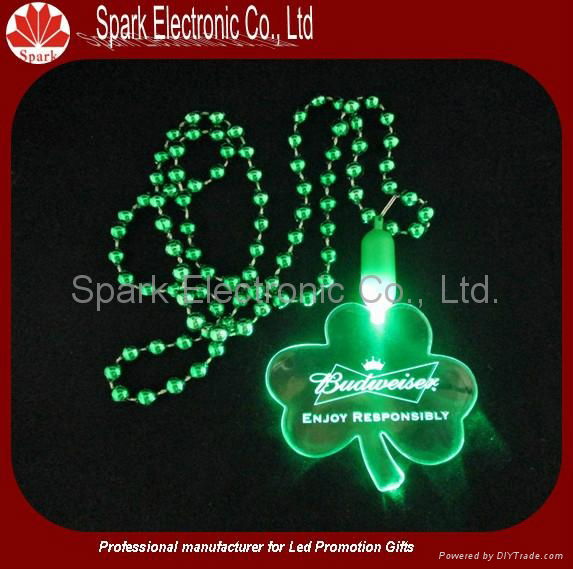 2013 new products led flashing bead necklace