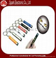 led logo projector flashlight keychain 1