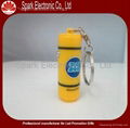 led bottle shape keychain  flashlight