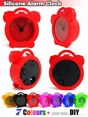 2013 New Promotion Silicone Alarm Desktop Table Clock