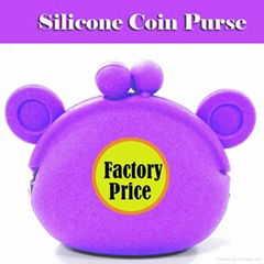 Factory Wholesale Funny Monkey Silicone Coin Purse 5 Colors