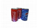 Pepsi CocaCola tin shape speaker 