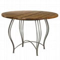 Wrought iron breakfast table MBB-001  1