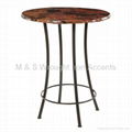 Wrought iron breakfast table MBB-001  2