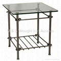 Wrought iron breakfast table MBB-001  4