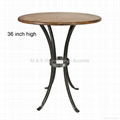 Wrought iron breakfast table MBB-001  5