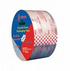 crystal clear bopp packing tape