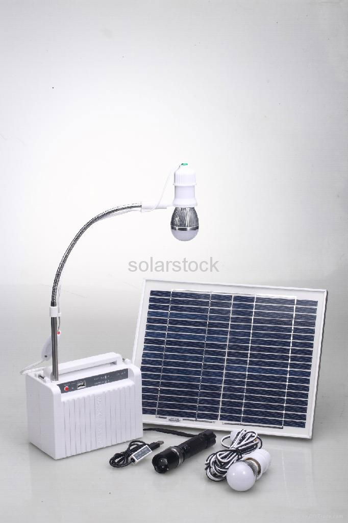 10W Solar home lighting system