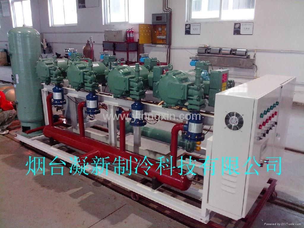 high&midium temp. screw compressor unit