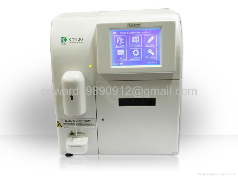 High-praised automatic electrolyte analyzer KD100C(K+, Na+, Cl- ,iCa2+)