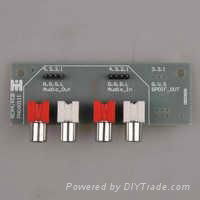 Audio Board RCA and SPDIF Connector 