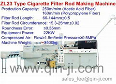 Cigarette Filter Rod Making Machine