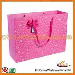 2013 hot sale ribbon paper bag