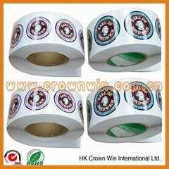 strong adhesive paper sticker