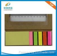 Recycle sticky notes with PP ruler