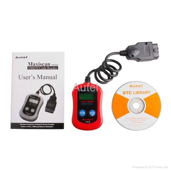 Autel MaxiScan MS300 CAN OBDII Scan Tool DIY Code Reader 4