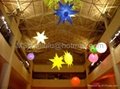 led inflatable star balloon as wedding decoration or advertising balloon 2