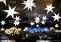 led inflatable star balloon as wedding decoration or advertising balloon 3