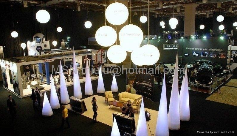 Decoration inflatable led cone as party decoration wedding decoration  