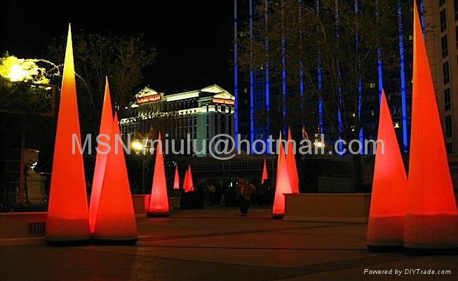 Decoration inflatable led cone as party decoration wedding decoration   2