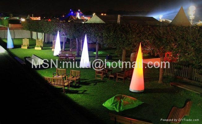 Decoration inflatable led cone as party decoration wedding decoration   3