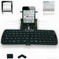 High quality bluetooth wireless folding keyboard for iPad mini