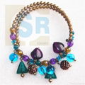 Fashion Jewelry Necklace Arcylic Necklace Imitation Stone and Crystal Necklace